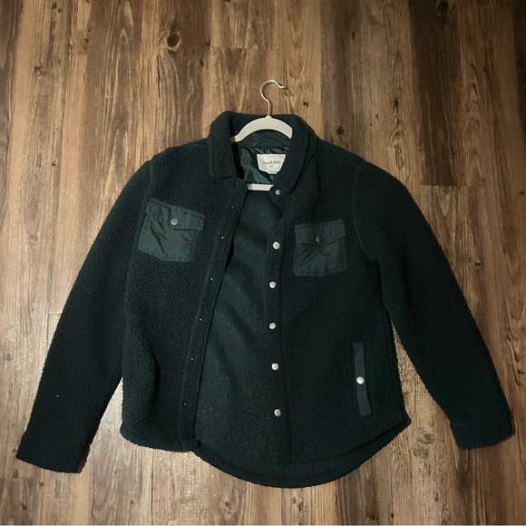 good Fellow and Co. Other - Good Fellow and Co- forest green men’s sherpa jacket, size M